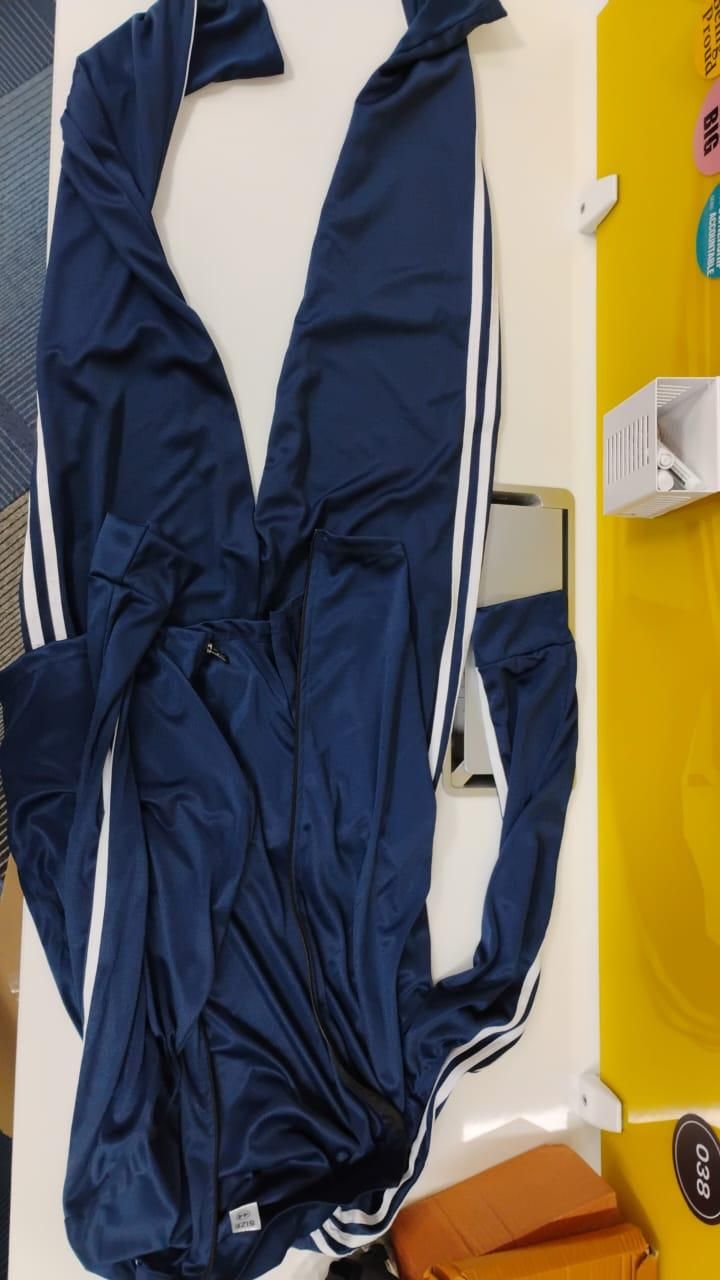 FairDealWorldShop Men's Side Stripe 4 Way Polyester Track Suit