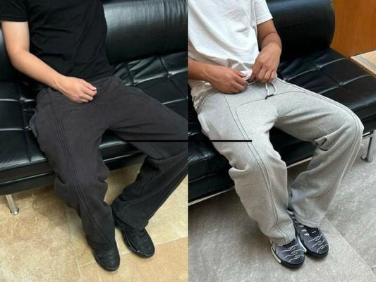FairDealWorldShop Men's Elastic Waist Sweatpants with Drawstring (Pack of 2) Track Pant
